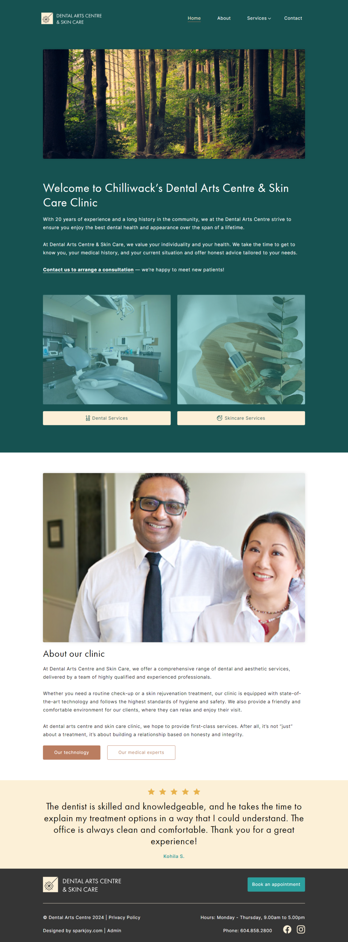 Dental Arts Centre - Sparkjoy Studios